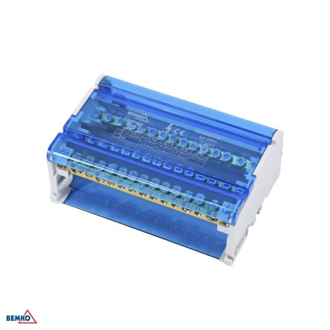 Blok rozdzielczy 60 zacisków 4x15 (11x5.3mm + 2x7.5mm + 2x9.1mm)