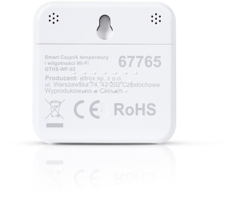 GISE Smart Czujnik temperatury i wilgotności Wi-Fi | Tuya | GTHS-WF-02
