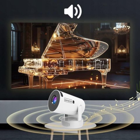 Mini Projektor Android Wifi Rzutnik Full HD Bluetooth z Baterią Zenwire K400
