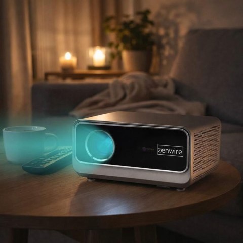 Rzutnik Android Google TV FULL HD 4K 39000lm WiFi Przenośny SMART Zenwire G60