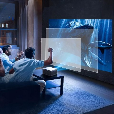 Rzutnik Android Google TV FULL HD 4K 39000lm WiFi Przenośny SMART Zenwire G60