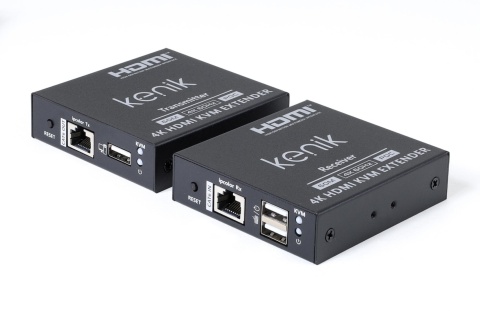 Extender HDMI Kenik KG-EX70HDMI-P/U/4K6 wideo + myszka po skrętce