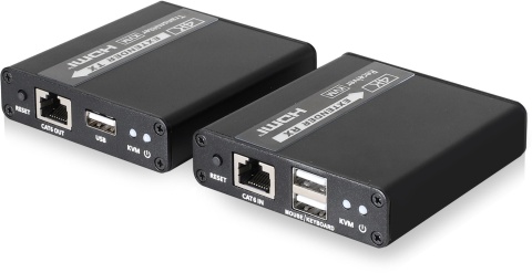 Extender HDMI Kenik KG-EX70HDMI-U/4K wideo + audio + myszka po skrętce