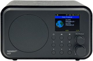 Radio internetowe Ferguson Regent i101 | DAB+ | FM RDS / Akumulator 2000 mAh (Czarne)