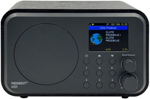 Radio internetowe Ferguson Regent i101 | DAB+ | FM RDS / Akumulator 2000 mAh (Czarne)