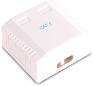 GNIAZDO NATYNKOWE GETFORT 2XRJ45 KAT.6