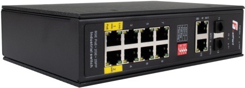 SWITCH POE GETFORT PRZEMYSŁOWY POE 8GE+2GE+2SFP (-40/80)