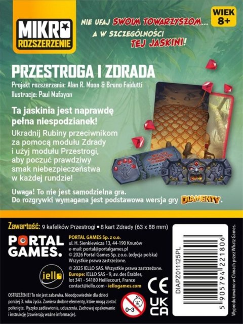GRA DIAMENTY: PRZESTROGA I ZDRADA - dodatek PORTAL