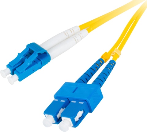 PATCHCORD ŚWIATŁOWODOWY GETFORT SM SC/UPC-LC/UPC DUPLEX 5M