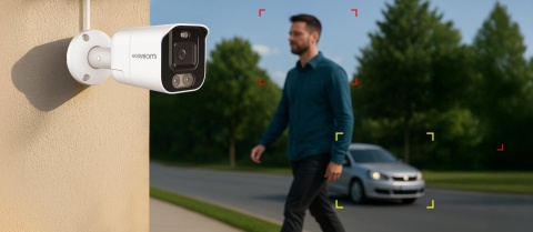 Kamera IP Easycam z POE EC-IP-B8MP40DLT 8MPx z aktywnym odstraszaniem