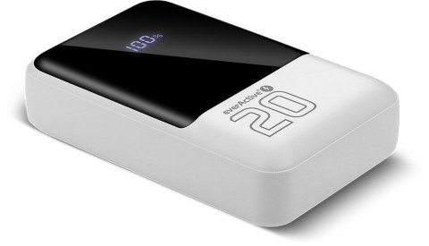 Powerbank everActive Energy Bank EB-20Q 20000 mAh 22,5 W 2x USB-A USB-C biały