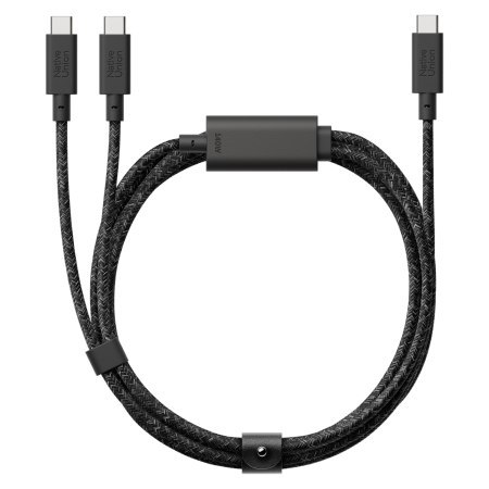 Native Union Belt Cable 2in1 - kabel USB-C - 2x USB-C , 2 m 140W (cosmos)