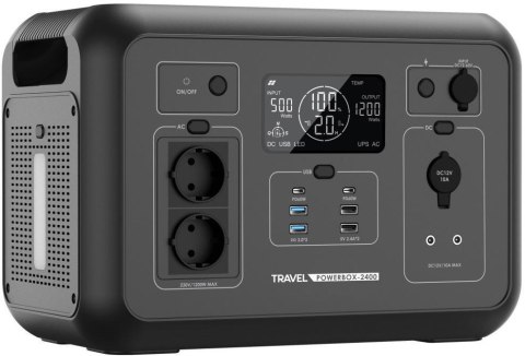 Przenośna stacja zasilania Volt Polska TRAVEL POWERBOX 2400 (1200W) 1008Wh