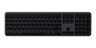 Satechi Slim EX3 Wireless - klawiatura Bluetooth do trzech urządzeń z przełącznikiem trybu Mac/Windows (space black)