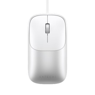 Satechi Slim LX Wired Mouse - mysz optyczna USB-A/USB-C (silver)