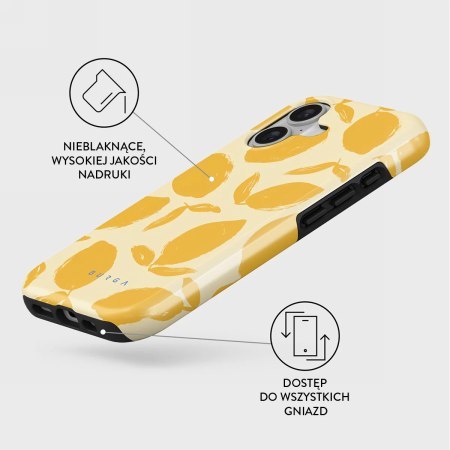 Burga Tough Magsafe - etui ochronne do iPhone 17 kompatybilne z MagSafe (lemon tart)