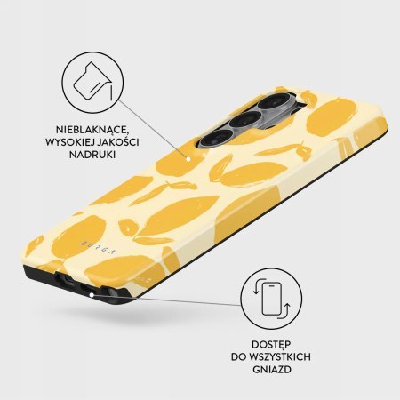 Burga Tough - etui ochronne z wbudowanym modułem magnetycznym do Samsung Galaxy S26 Ultra (lemon tart)
