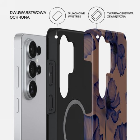 Burga Tough - etui ochronne z wbudowanym modułem magnetycznym do Samsung Galaxy S26 Ultra (velvet night)