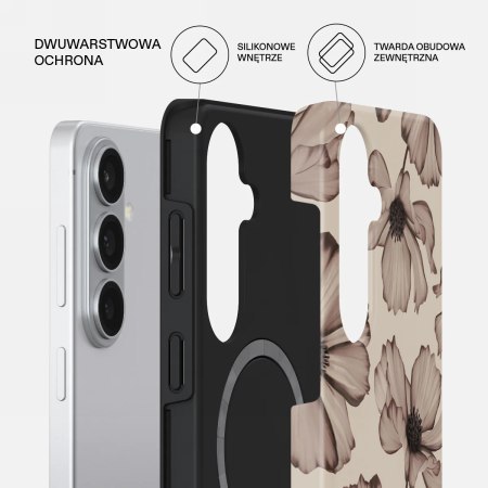 Burga Tough - etui ochronne z wbudowanym modułem magnetycznym do Samsung Galaxy S26 (barely yours)