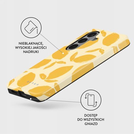 Burga Tough - etui ochronne z wbudowanym modułem magnetycznym do Samsung Galaxy S26 (lemon tart)