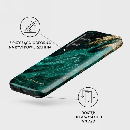 Burga Tough - obudowa ochronna do Samsung Galaxy S25 5G (emerald pool)