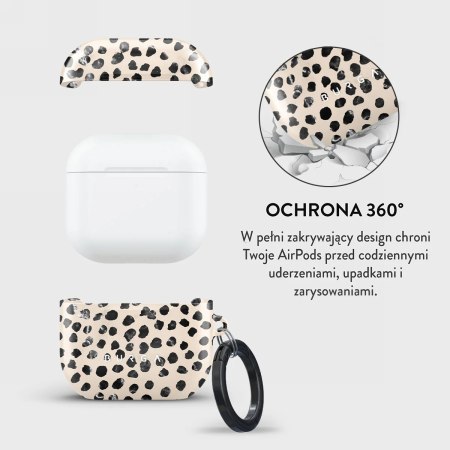 Burga - obudowa ochronna do AirPods 4 (almond latte)