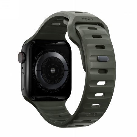 NOMAD Sport Band - pasek do Apple Watch 46mm/49mm z FKM (ash green)