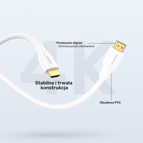Unitek Kabel HDMI 2.1 8K HDR biały 1,5m