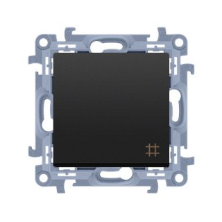 KONTAKT SIMON 10 MODUŁ CZARNY MAT ŁĄCZNIK KRZYŻOWY ZACISKI ŚRUBOWE 10AX 250V