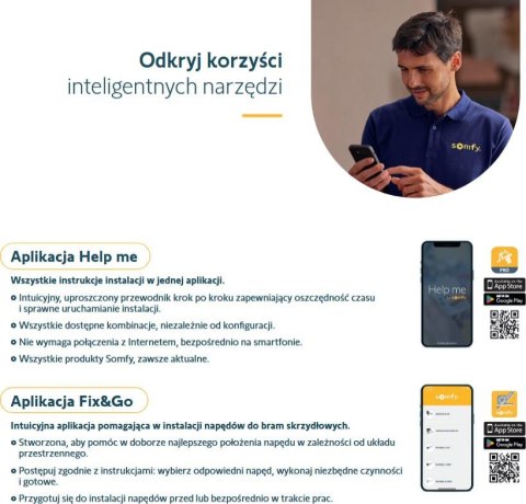 Zestaw Somfy Elixo 3S+ IO Comfort Pack do 600kg bram przesuwnych