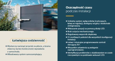 Zestaw Somfy Ixengo L 3S+ IO Standard Pack do 8m bram dwuskrzydłowych