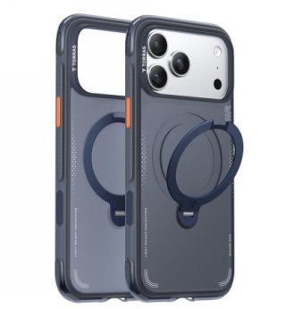 TORRAS Ostand Spin Air - etui do iPhone 17 Pro kompatybilne z MagSafe (midnight blue) [N]
