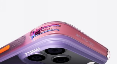 TORRAS GAWX Q3 Air - etui do iPhone 17 Pro kompatybilne z MagSafe (neon night muse)