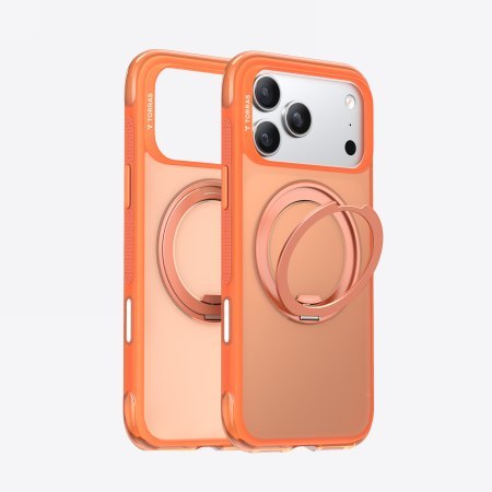 TORRAS O3 Air - etui do iPhone 17 Pro Max kompatybilne z MagSafe (cosmic orange)