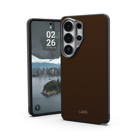 UAG Fibr Armr Magnet - etui z wbudowanym modułem magnetycznym do Samsung Galaxy S26 Ultra (orange/charcoal)