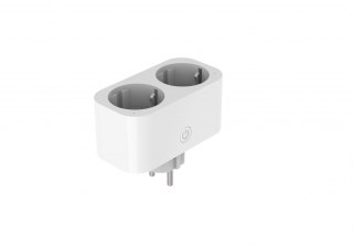 SMART ADAPTER GNIAZDO 230V WiFi białe podwójne ART