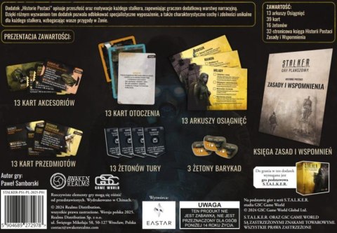 GRA STALKER HISTORIE POSTACI PL- dodatek - AWAKEN REALMS