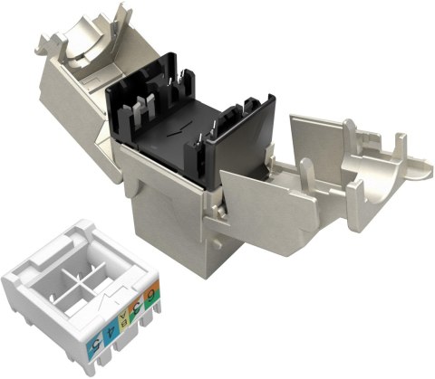 Moduł Keystone beznarzędziowy samozaciskowy SOLARIX Cat.6 STP RJ45