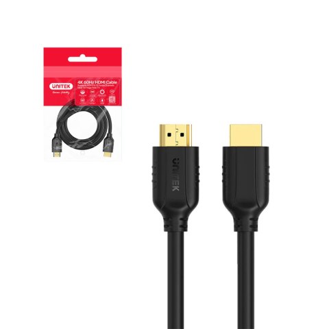 Unitek Kabel HDMI 2.0 | 4K 60Hz | HDR | ARC | 0,5 m