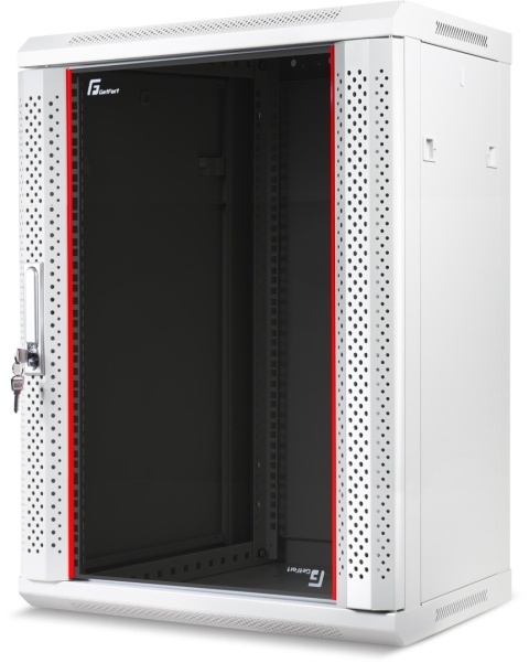 SZAFA RACK GETFORT 19 CALI 15U 600X450 WISZĄCA SZARA
