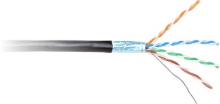 KABEL SKRĘTKA GETFORT CAT.6 F/UTP UV SUCHY 1m