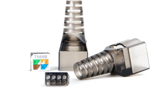 ŁĄCZNIK RJ45 GETFORT CAT.6A modularny beznarzędziowy