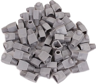 OSŁONA GUMOWA GETFORT NA ZŁĄCZA RJ45 SZARA (50SZT)