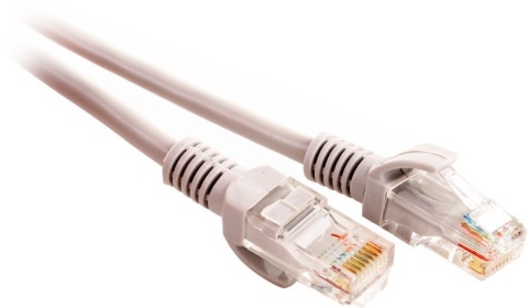 PATCHCORD SKRĘTKA GETFORT CAT.5E UTP 1m szary