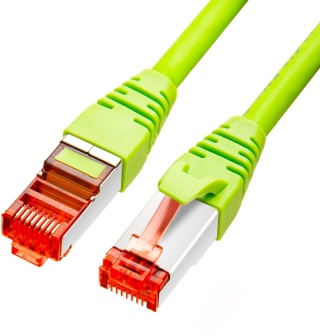 PATCHCORD SKRĘTKA GETFORT CAT.6A S/FTP LSOH 10m zielony