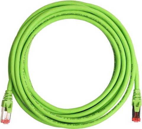 PATCHCORD SKRĘTKA GETFORT CAT.6A S/FTP LSOH 3m zielony