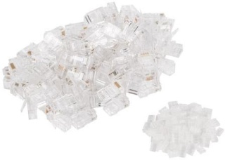 WTYK SIECIOWY GETFORT RJ45 CAT.6 8P8C z prowadnicą (100szt)