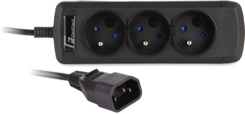 Listwa zasilająca GETFORT UPS C14 / 3 GNIAZDA FR 150cm