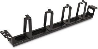 Organizer kabli 1U poziomy metalowy z przepustem szczotkowym OGF-MRB GETFORT