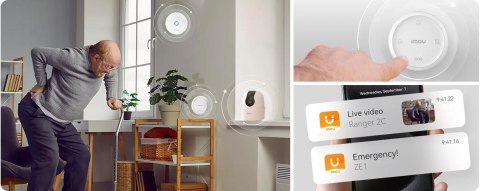 Zestaw czujek Imou Alarm kit z kamerą Ranger 2C